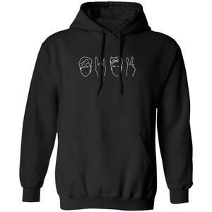 Dolan Twins Black Graphic Hoodie Ethan Grayson